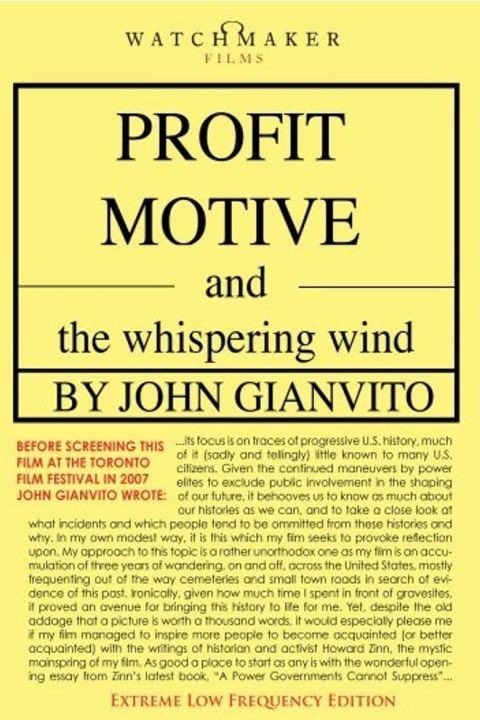 Plagát Profit Motive and the Whispering Wind